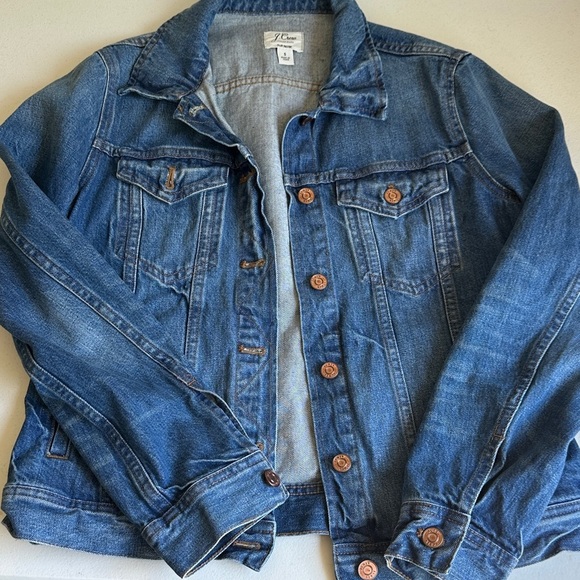 J. Crew Classic Blue Denim Jacket - Picture 1 of 3